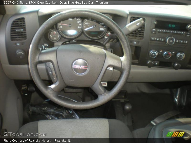 Deep Blue Metallic / Dark Titanium 2007 GMC Sierra 1500 Crew Cab 4x4