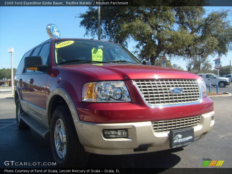 Redfire Metallic / Medium Parchment 2006 Ford Expedition Eddie Bauer