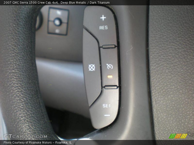 Deep Blue Metallic / Dark Titanium 2007 GMC Sierra 1500 Crew Cab 4x4