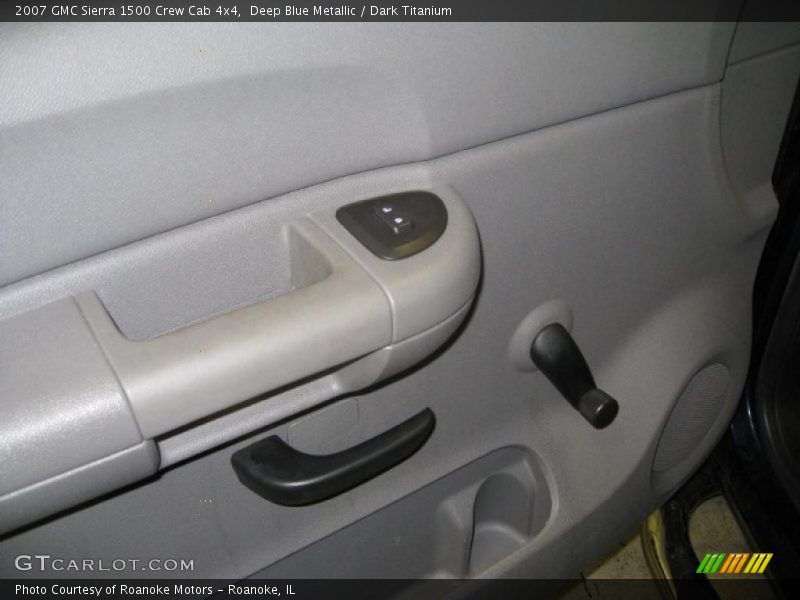 Deep Blue Metallic / Dark Titanium 2007 GMC Sierra 1500 Crew Cab 4x4