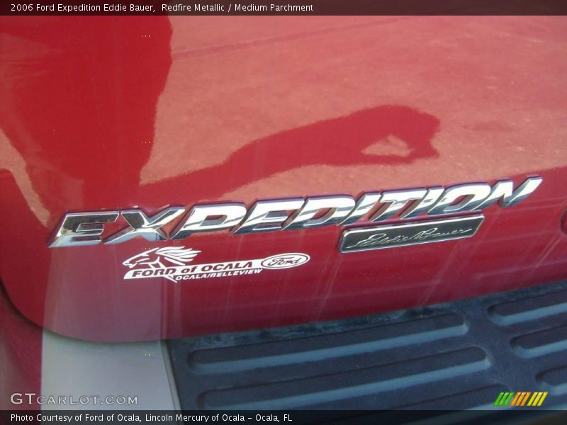 Redfire Metallic / Medium Parchment 2006 Ford Expedition Eddie Bauer