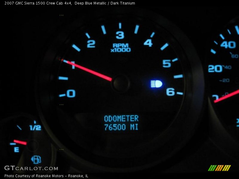 Deep Blue Metallic / Dark Titanium 2007 GMC Sierra 1500 Crew Cab 4x4