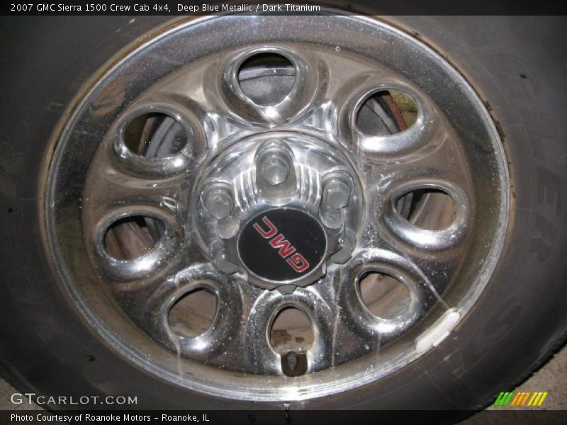 Deep Blue Metallic / Dark Titanium 2007 GMC Sierra 1500 Crew Cab 4x4