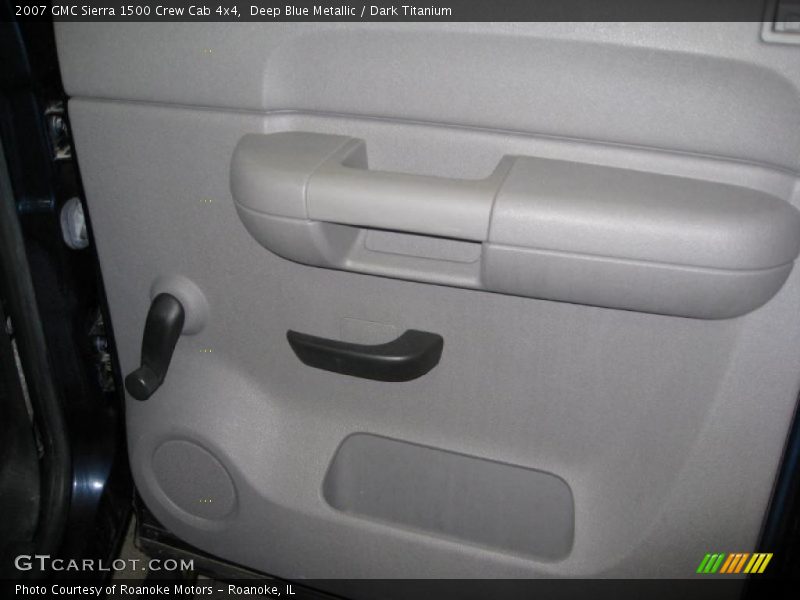 Deep Blue Metallic / Dark Titanium 2007 GMC Sierra 1500 Crew Cab 4x4