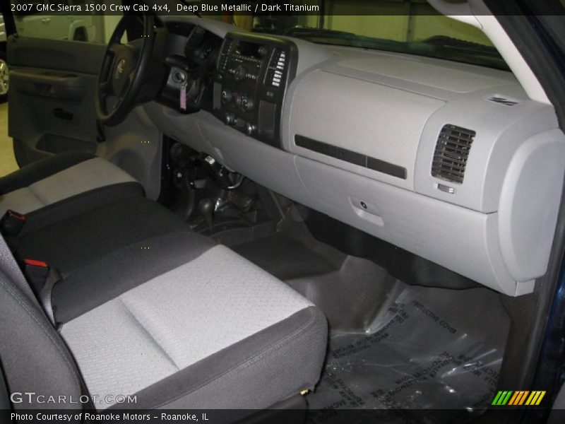 Deep Blue Metallic / Dark Titanium 2007 GMC Sierra 1500 Crew Cab 4x4