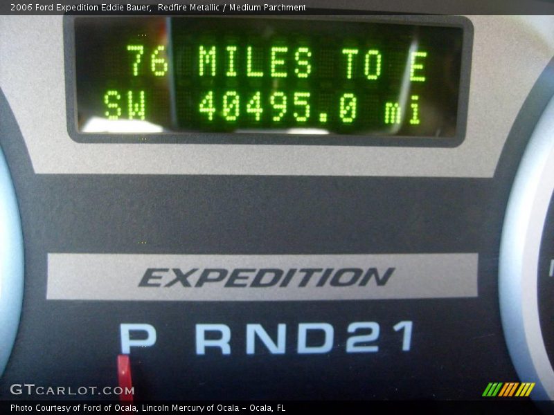 Redfire Metallic / Medium Parchment 2006 Ford Expedition Eddie Bauer