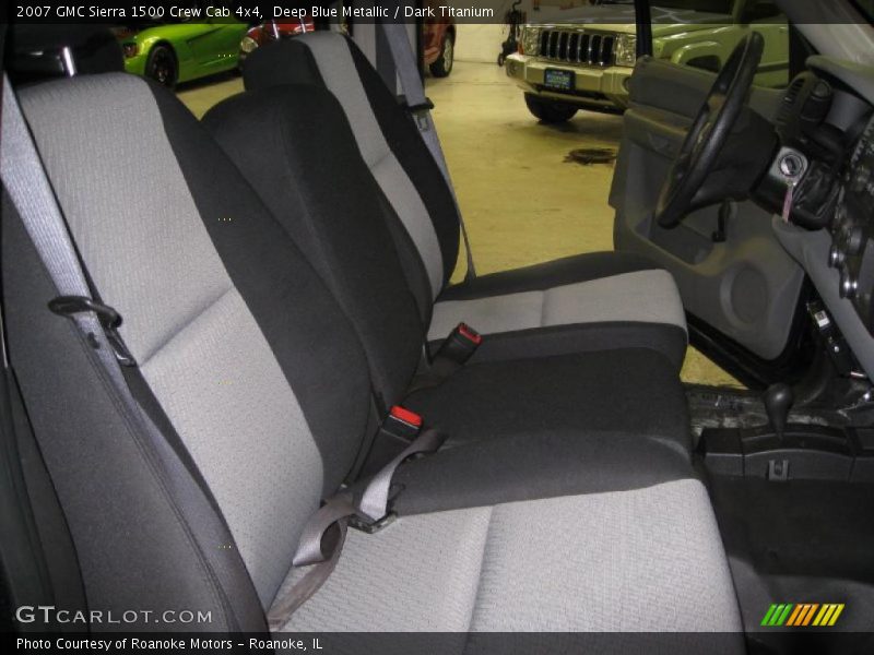 Deep Blue Metallic / Dark Titanium 2007 GMC Sierra 1500 Crew Cab 4x4