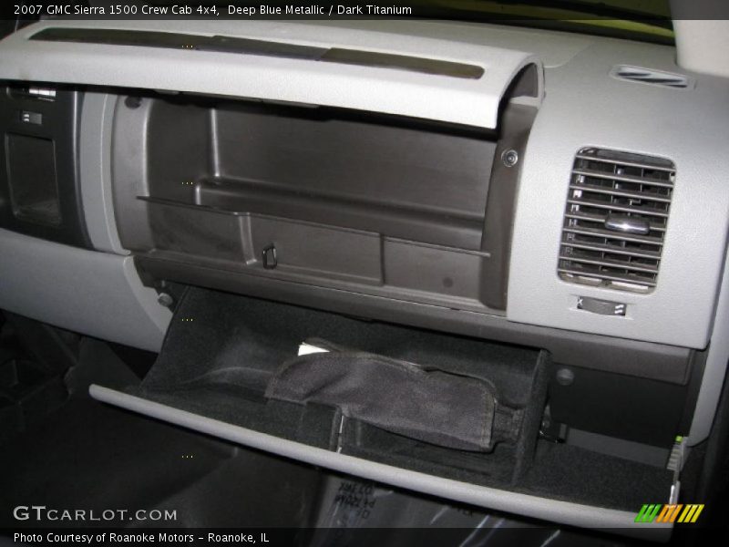 Deep Blue Metallic / Dark Titanium 2007 GMC Sierra 1500 Crew Cab 4x4