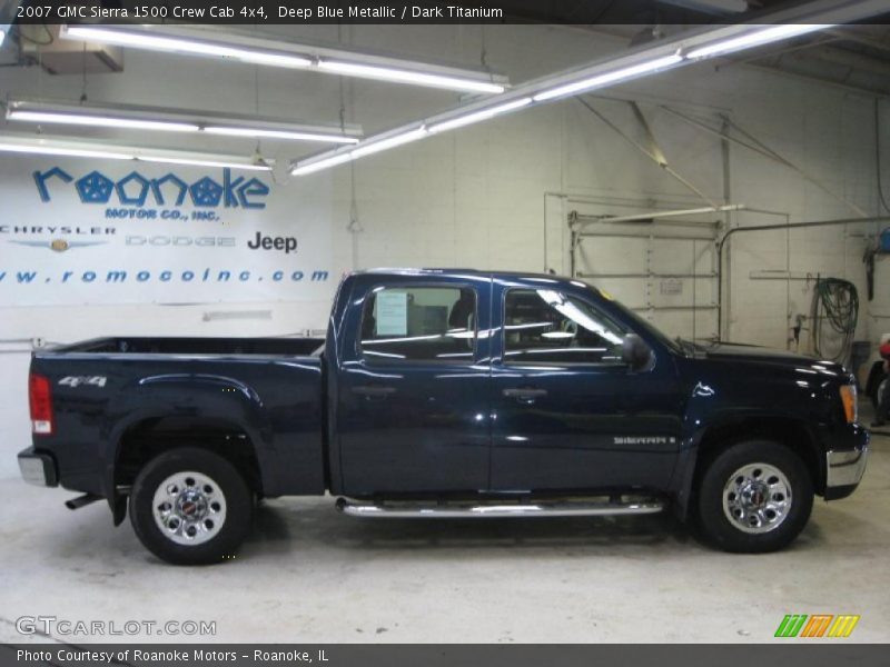 Deep Blue Metallic / Dark Titanium 2007 GMC Sierra 1500 Crew Cab 4x4