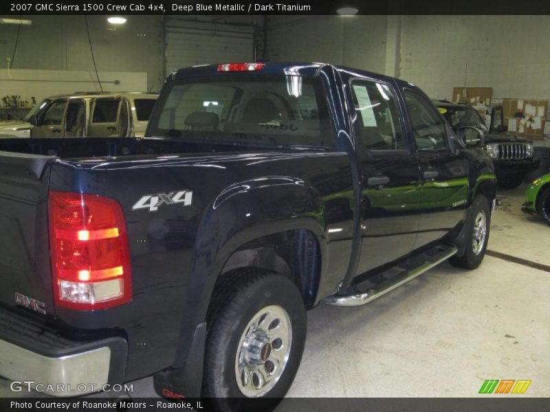 Deep Blue Metallic / Dark Titanium 2007 GMC Sierra 1500 Crew Cab 4x4
