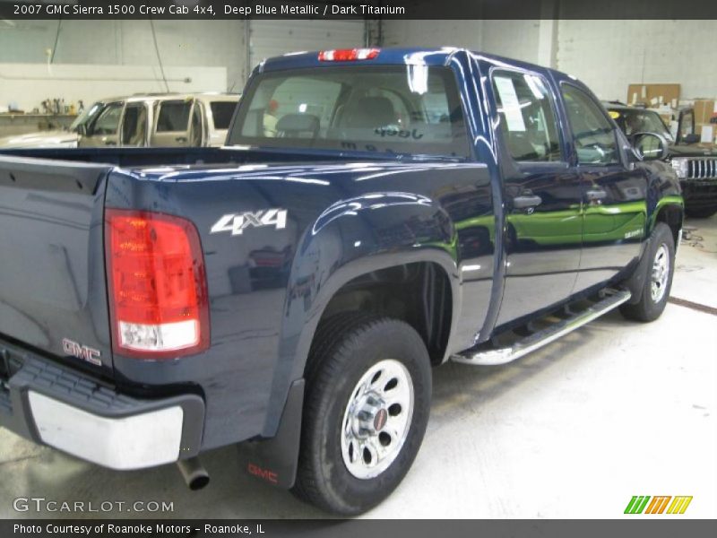 Deep Blue Metallic / Dark Titanium 2007 GMC Sierra 1500 Crew Cab 4x4