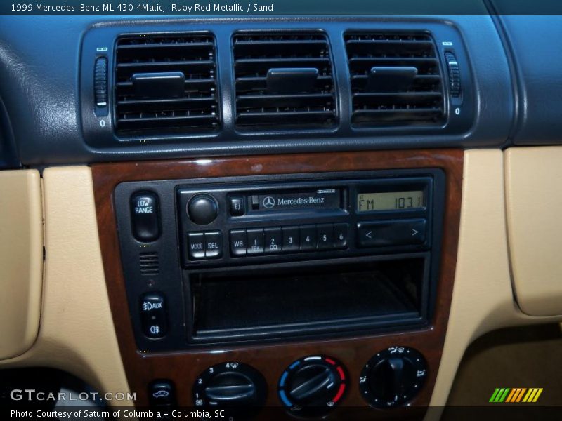 Ruby Red Metallic / Sand 1999 Mercedes-Benz ML 430 4Matic