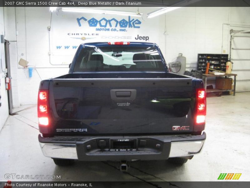 Deep Blue Metallic / Dark Titanium 2007 GMC Sierra 1500 Crew Cab 4x4