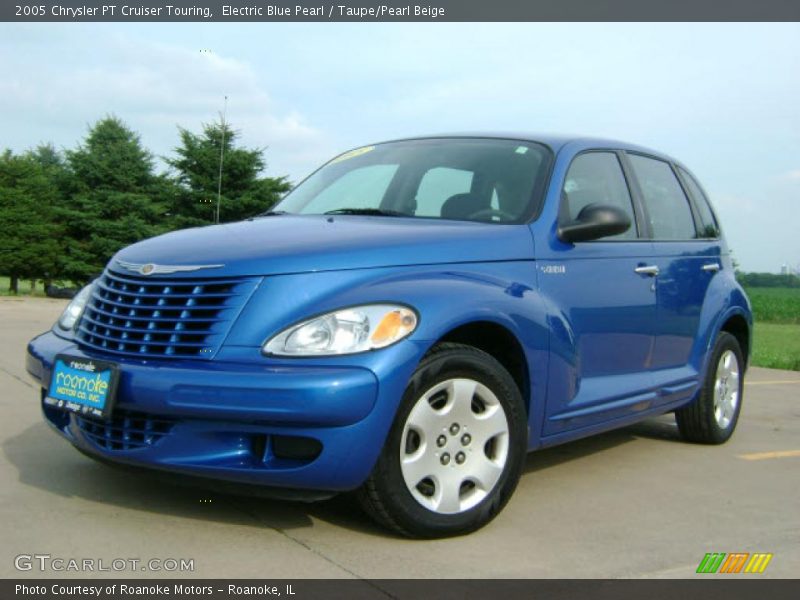 Electric Blue Pearl / Taupe/Pearl Beige 2005 Chrysler PT Cruiser Touring