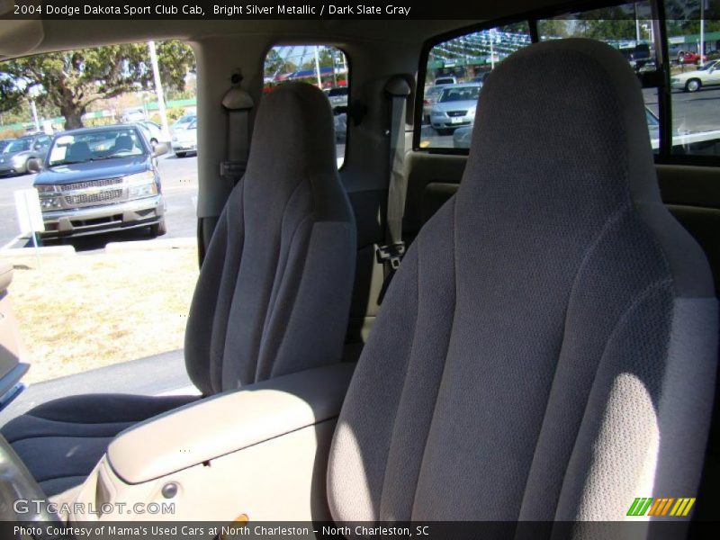 Bright Silver Metallic / Dark Slate Gray 2004 Dodge Dakota Sport Club Cab