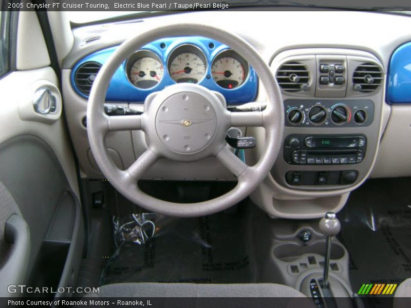 Electric Blue Pearl / Taupe/Pearl Beige 2005 Chrysler PT Cruiser Touring