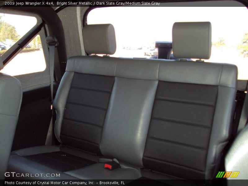 Bright Silver Metallic / Dark Slate Gray/Medium Slate Gray 2009 Jeep Wrangler X 4x4
