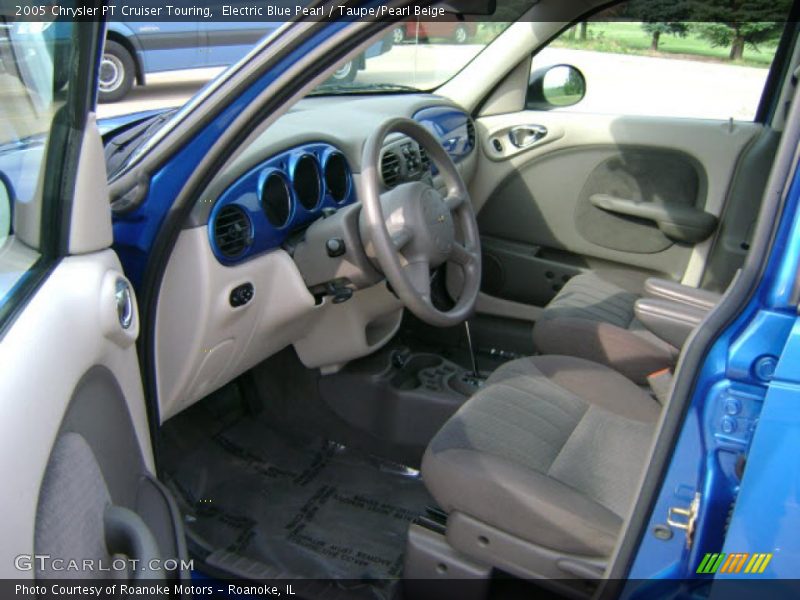 Electric Blue Pearl / Taupe/Pearl Beige 2005 Chrysler PT Cruiser Touring