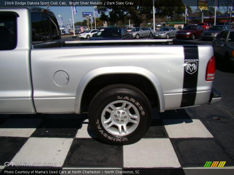 Bright Silver Metallic / Dark Slate Gray 2004 Dodge Dakota Sport Club Cab