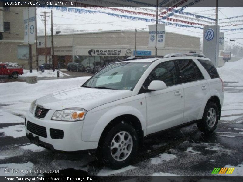 Polar White / Tan 2006 Saturn VUE V6