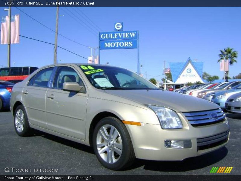 Dune Pearl Metallic / Camel 2006 Ford Fusion SEL