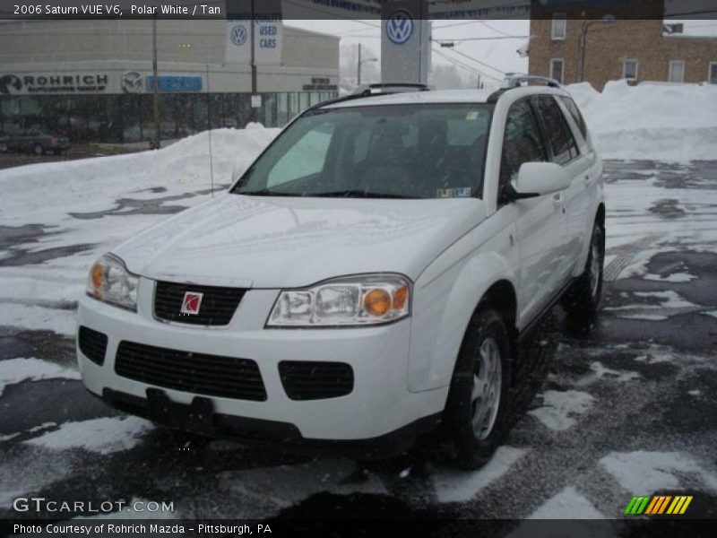Polar White / Tan 2006 Saturn VUE V6