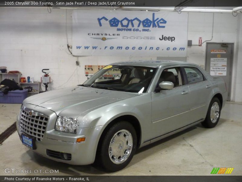 Satin Jade Pearl / Deep Jade/Light Graystone 2005 Chrysler 300 Touring