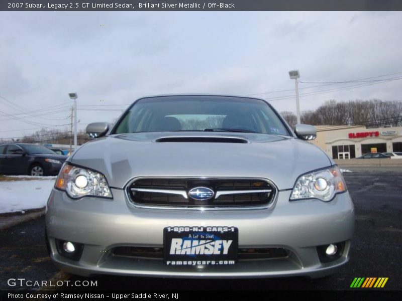 Brilliant Silver Metallic / Off-Black 2007 Subaru Legacy 2.5 GT Limited Sedan