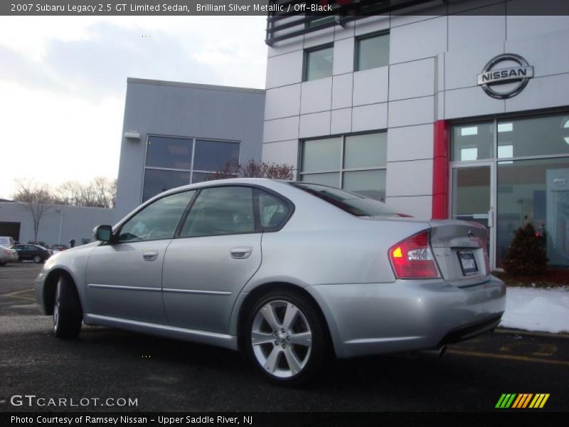 Brilliant Silver Metallic / Off-Black 2007 Subaru Legacy 2.5 GT Limited Sedan