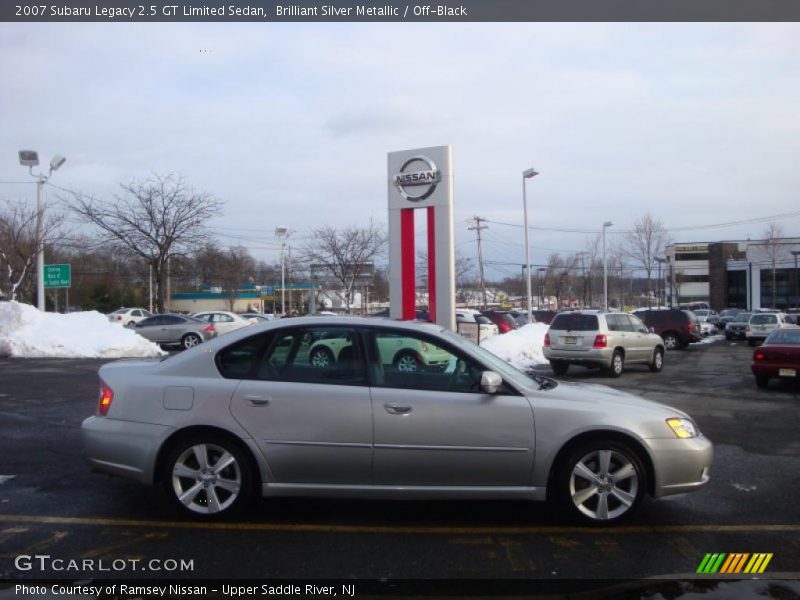 Brilliant Silver Metallic / Off-Black 2007 Subaru Legacy 2.5 GT Limited Sedan