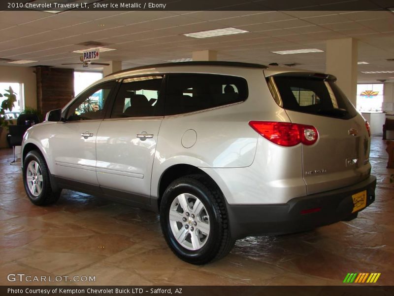 Silver Ice Metallic / Ebony 2010 Chevrolet Traverse LT