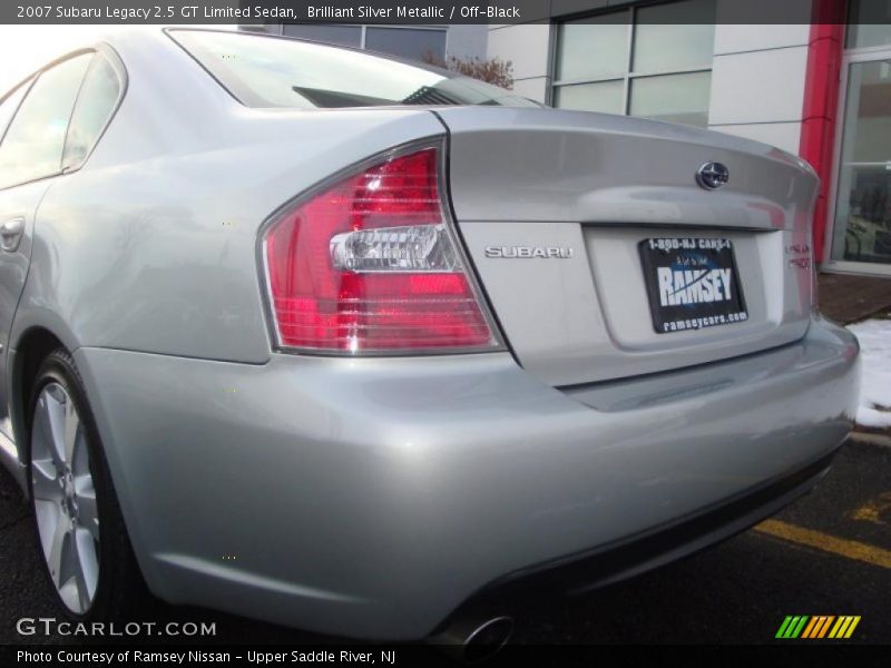 Brilliant Silver Metallic / Off-Black 2007 Subaru Legacy 2.5 GT Limited Sedan