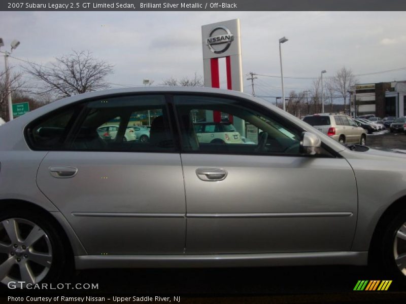 Brilliant Silver Metallic / Off-Black 2007 Subaru Legacy 2.5 GT Limited Sedan