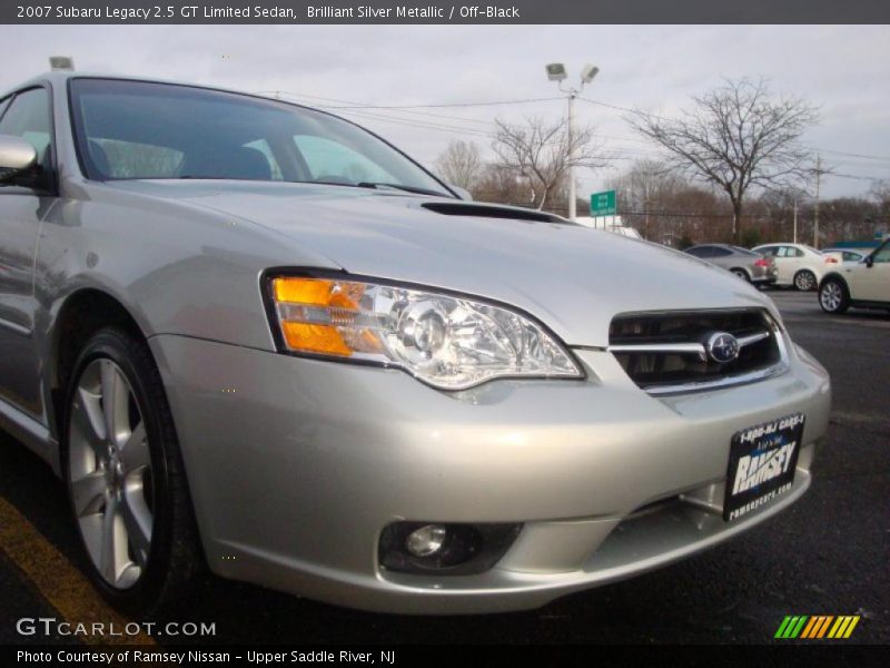Brilliant Silver Metallic / Off-Black 2007 Subaru Legacy 2.5 GT Limited Sedan
