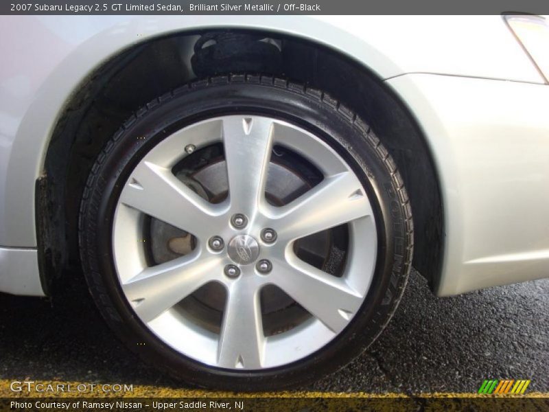 Brilliant Silver Metallic / Off-Black 2007 Subaru Legacy 2.5 GT Limited Sedan