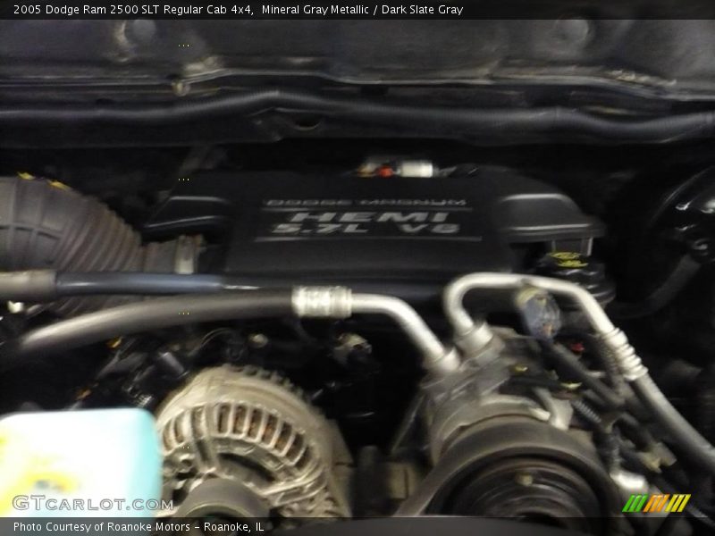 Mineral Gray Metallic / Dark Slate Gray 2005 Dodge Ram 2500 SLT Regular Cab 4x4