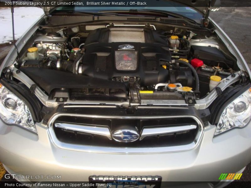 Brilliant Silver Metallic / Off-Black 2007 Subaru Legacy 2.5 GT Limited Sedan