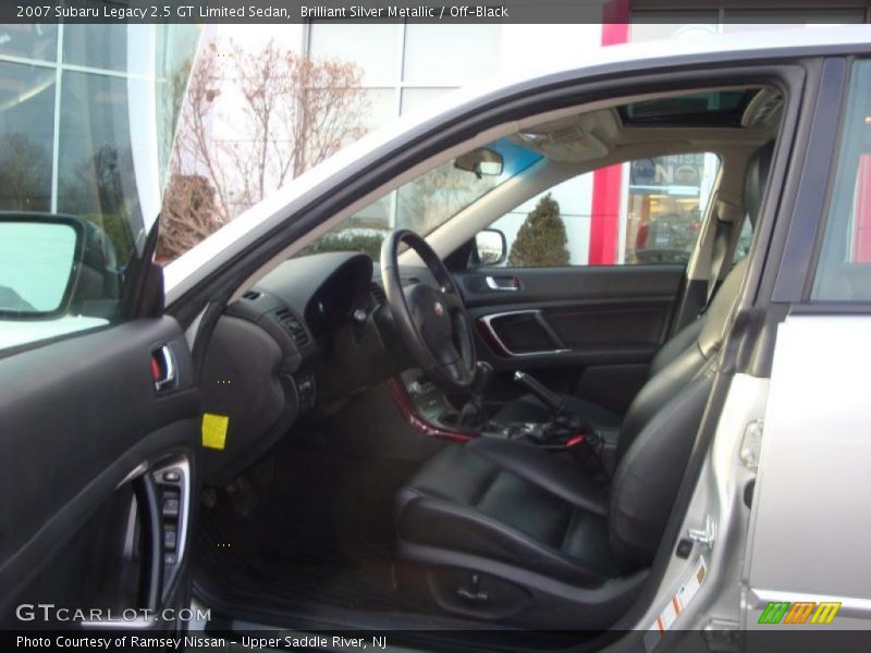 Brilliant Silver Metallic / Off-Black 2007 Subaru Legacy 2.5 GT Limited Sedan