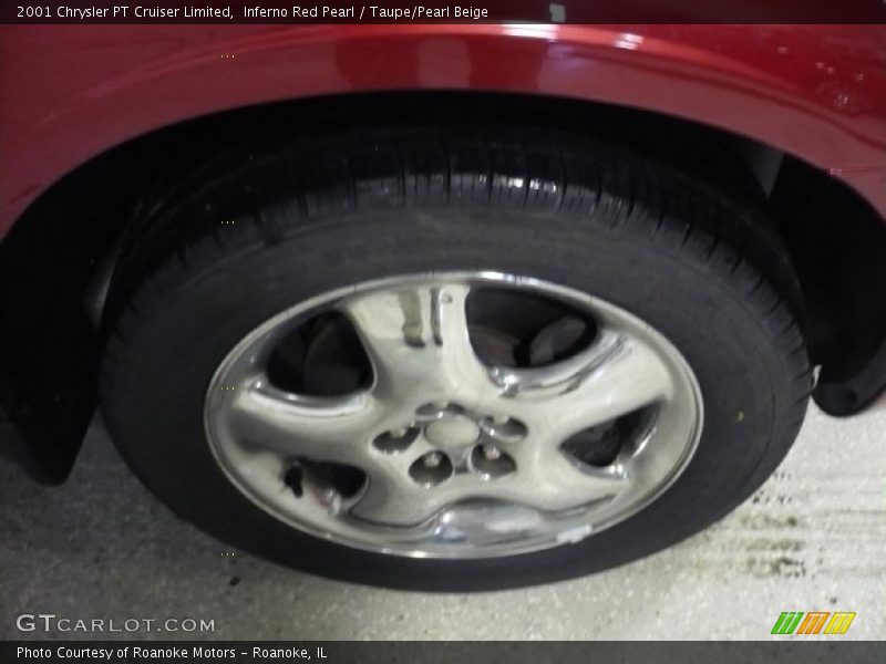 Inferno Red Pearl / Taupe/Pearl Beige 2001 Chrysler PT Cruiser Limited