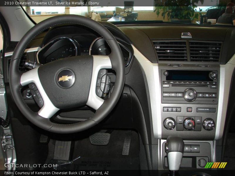 Silver Ice Metallic / Ebony 2010 Chevrolet Traverse LT