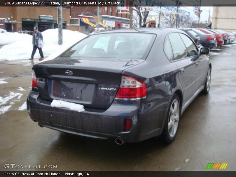 Diamond Gray Metallic / Off Black 2009 Subaru Legacy 2.5i Sedan