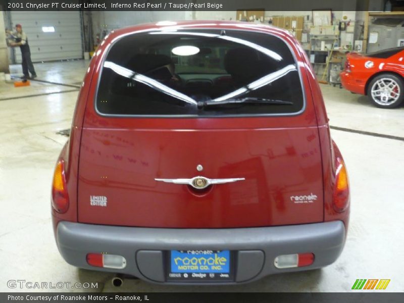 Inferno Red Pearl / Taupe/Pearl Beige 2001 Chrysler PT Cruiser Limited