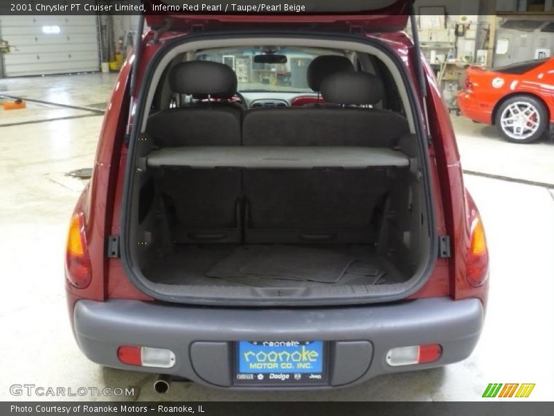 Inferno Red Pearl / Taupe/Pearl Beige 2001 Chrysler PT Cruiser Limited
