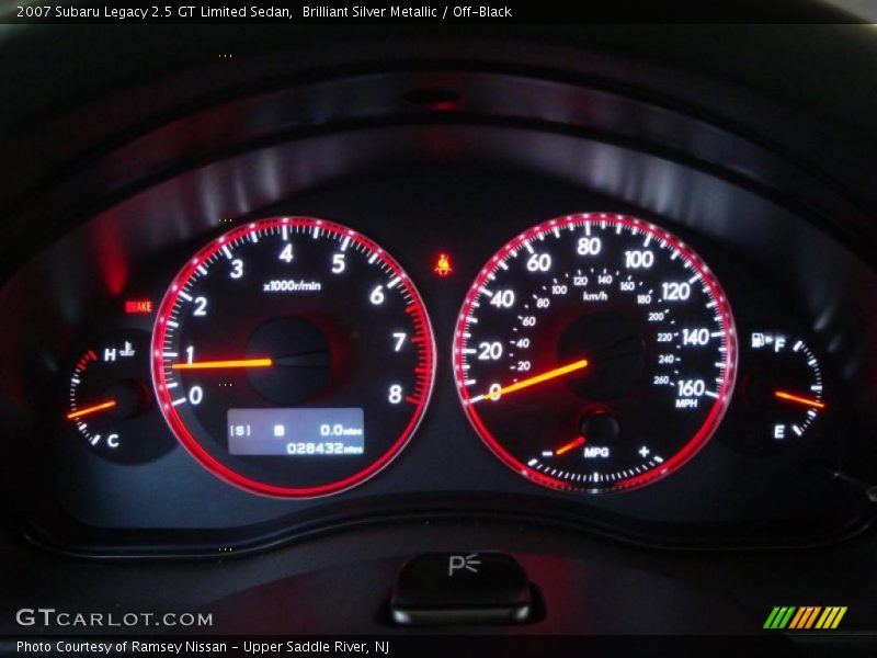 Brilliant Silver Metallic / Off-Black 2007 Subaru Legacy 2.5 GT Limited Sedan