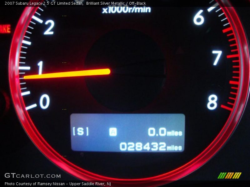 Brilliant Silver Metallic / Off-Black 2007 Subaru Legacy 2.5 GT Limited Sedan