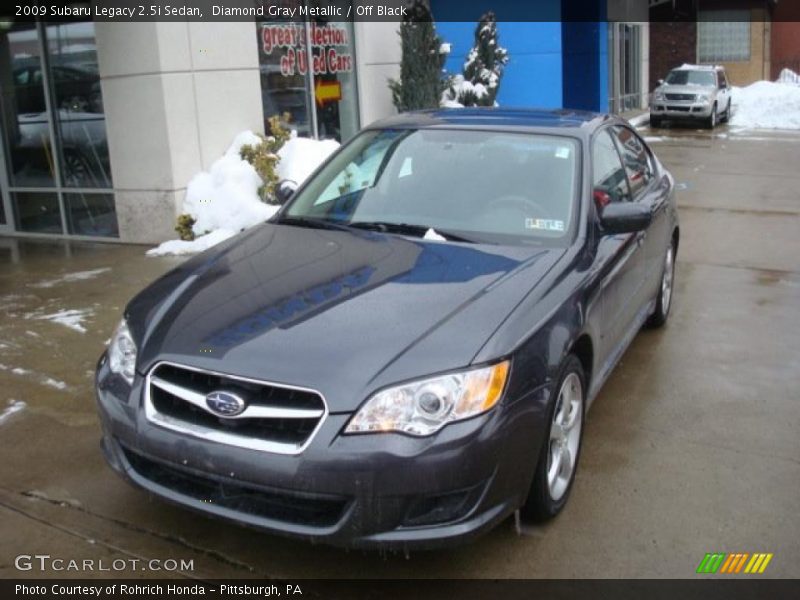 Diamond Gray Metallic / Off Black 2009 Subaru Legacy 2.5i Sedan