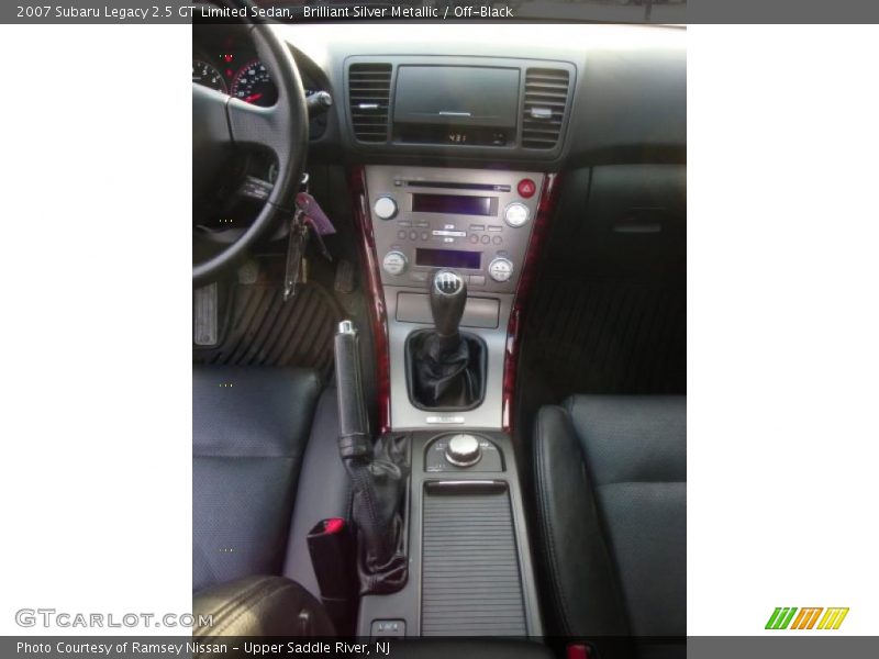 Brilliant Silver Metallic / Off-Black 2007 Subaru Legacy 2.5 GT Limited Sedan