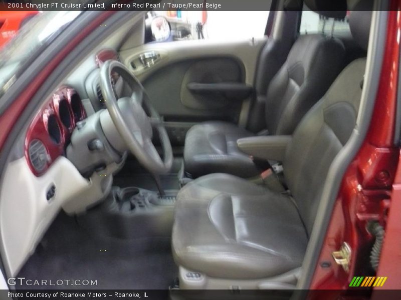 Inferno Red Pearl / Taupe/Pearl Beige 2001 Chrysler PT Cruiser Limited