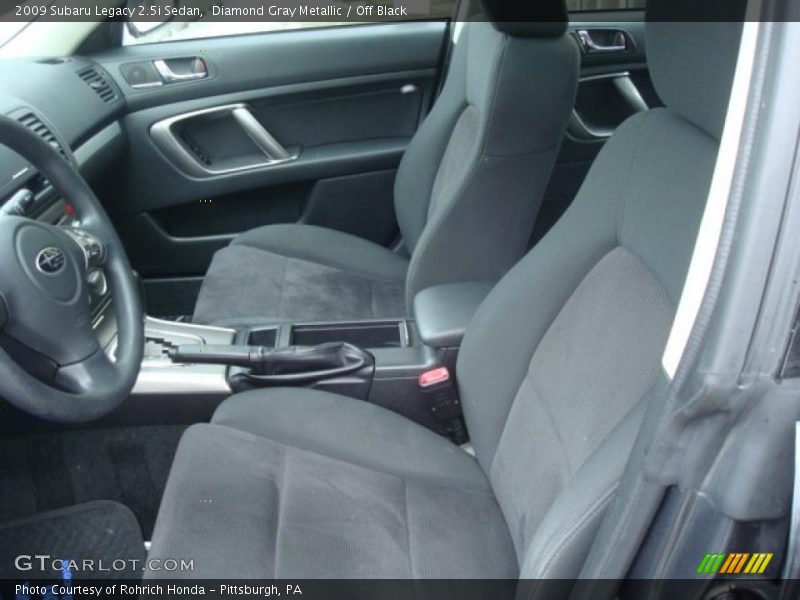 Diamond Gray Metallic / Off Black 2009 Subaru Legacy 2.5i Sedan