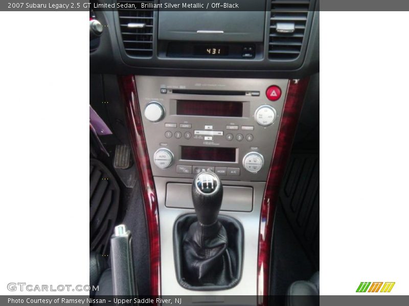 Brilliant Silver Metallic / Off-Black 2007 Subaru Legacy 2.5 GT Limited Sedan